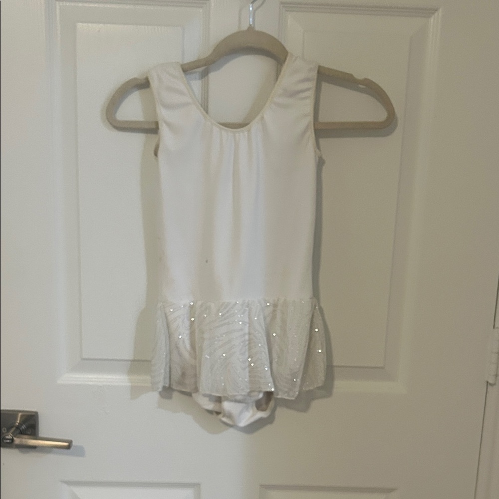White Sparkle Kids Costume Dress